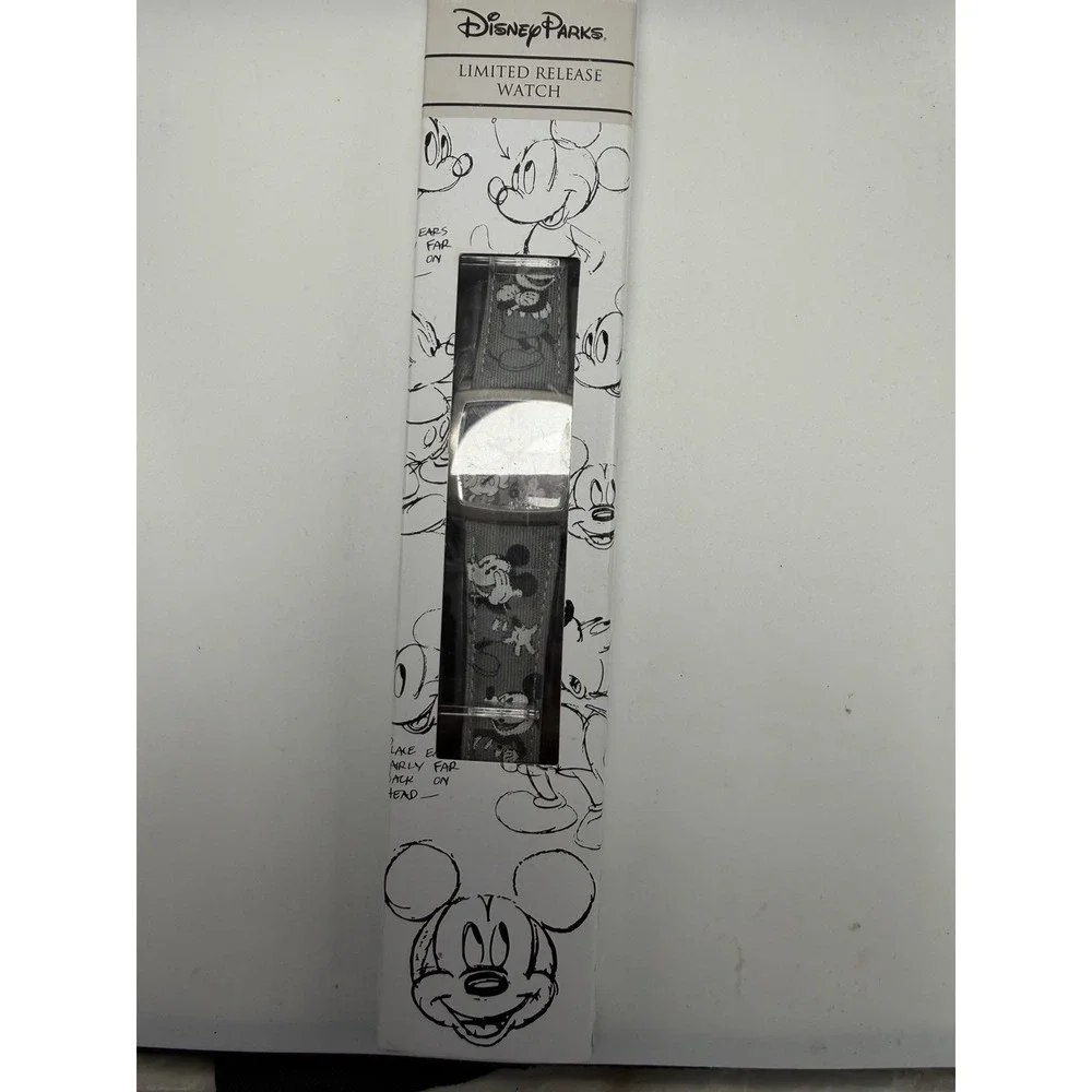 Disney Parks Limited Release New Battery NIB Mickey Mouse Watch 35MM 8